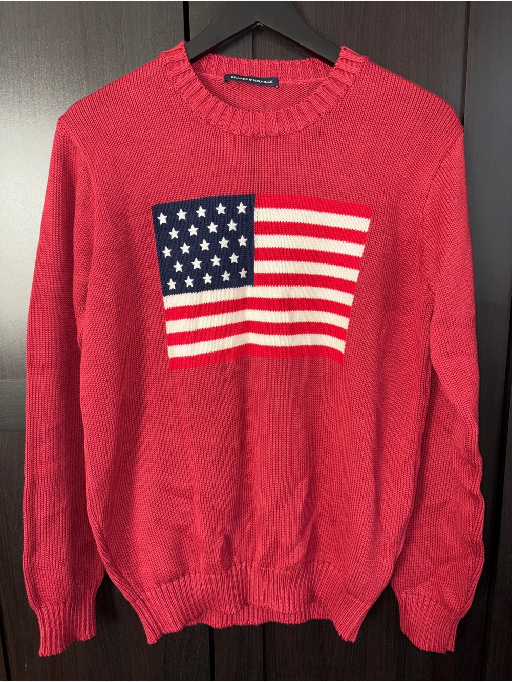 BRANDY MELVILLE American Flag Sweater OS